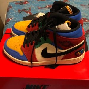 Jordan 1 Mid fearless